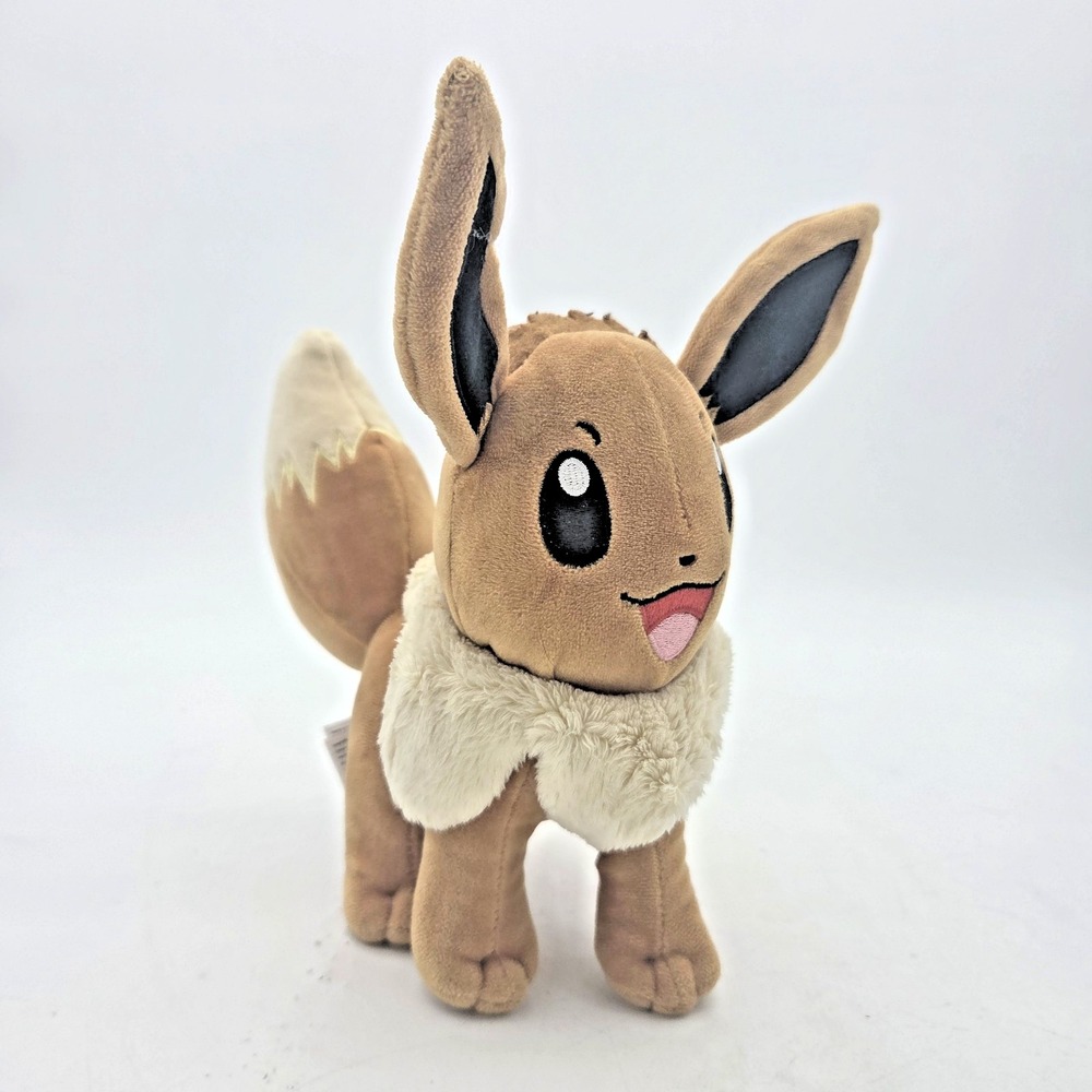 Pokemon Eevee Plush 8" Inch Stuffed Animal Toy Small 2023 Nintendo Game Freak